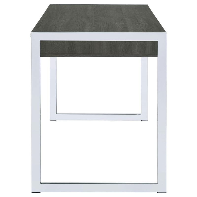 Wallice Collection Weathered Grey Writing Desk 801221Ii - Ella Furniture