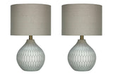 Wardmont White 2-Piece Table Lamp Set - Ella Furniture