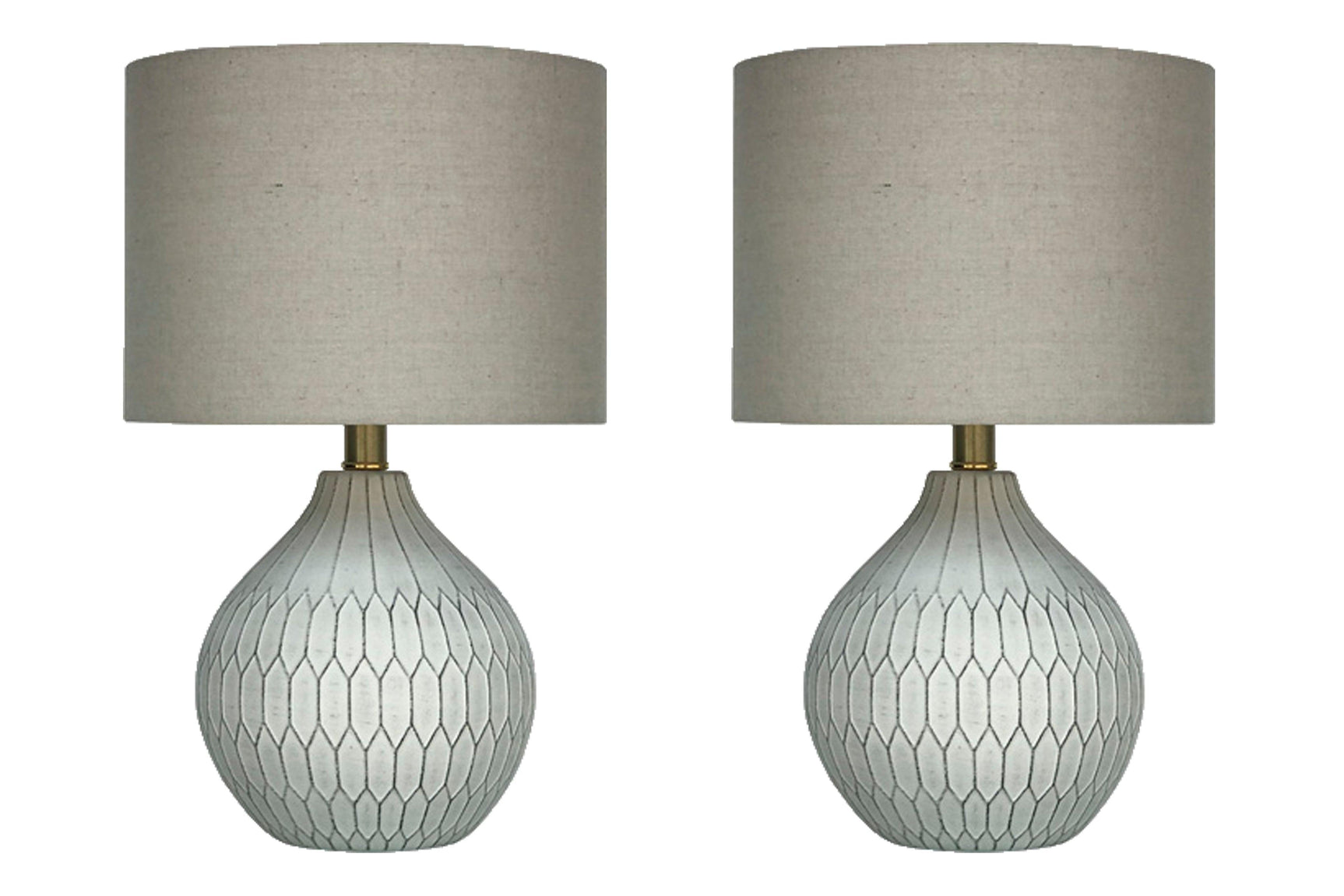 Wardmont White 2-Piece Table Lamp Set - Ella Furniture