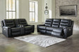 Warlin Black Sofa And Loveseat - Ella Furniture