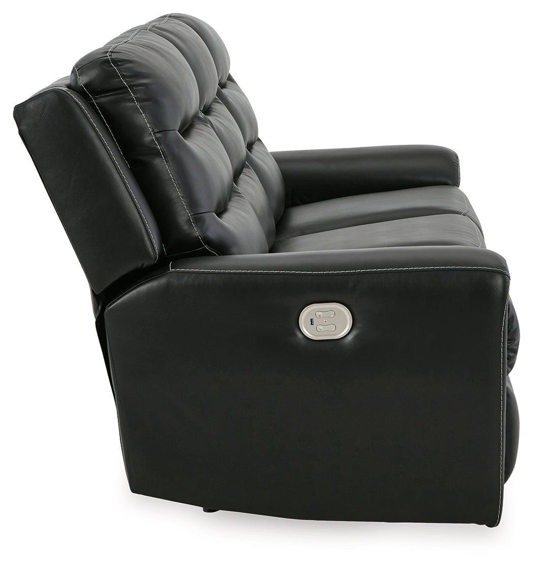 Warlin Black Sofa And Loveseat - Ella Furniture