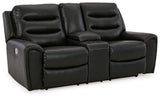 Warlin Black Sofa And Loveseat - Ella Furniture