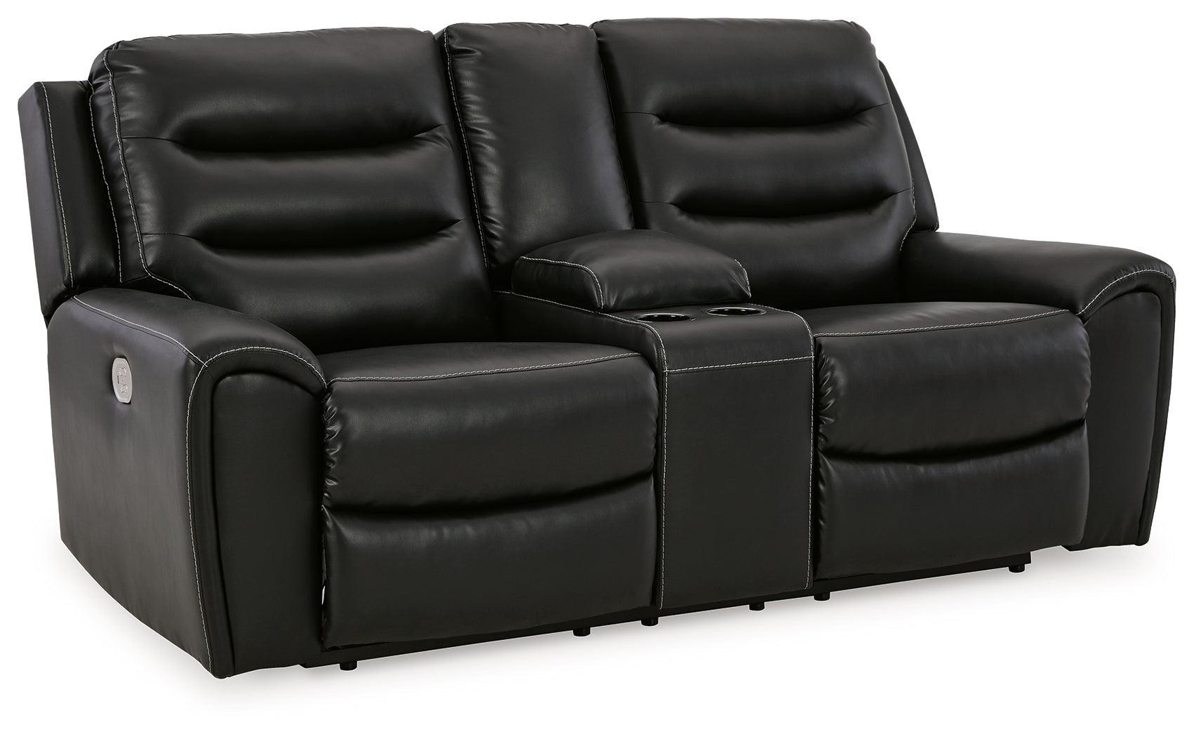 Warlin Black Sofa And Loveseat - Ella Furniture