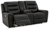 Warlin Black Sofa And Loveseat - Ella Furniture