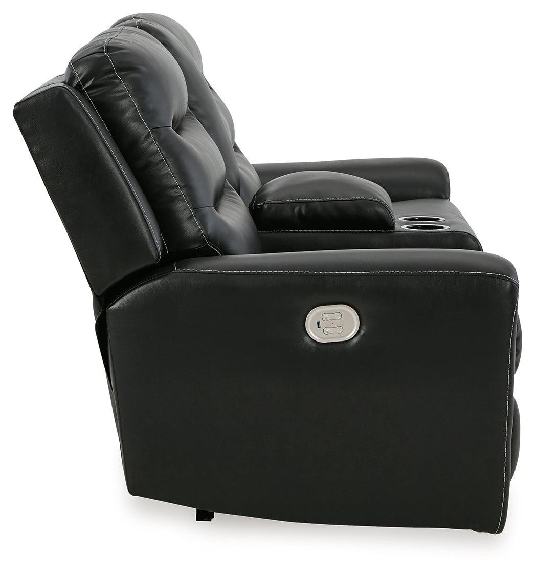 Warlin Black Sofa And Loveseat - Ella Furniture