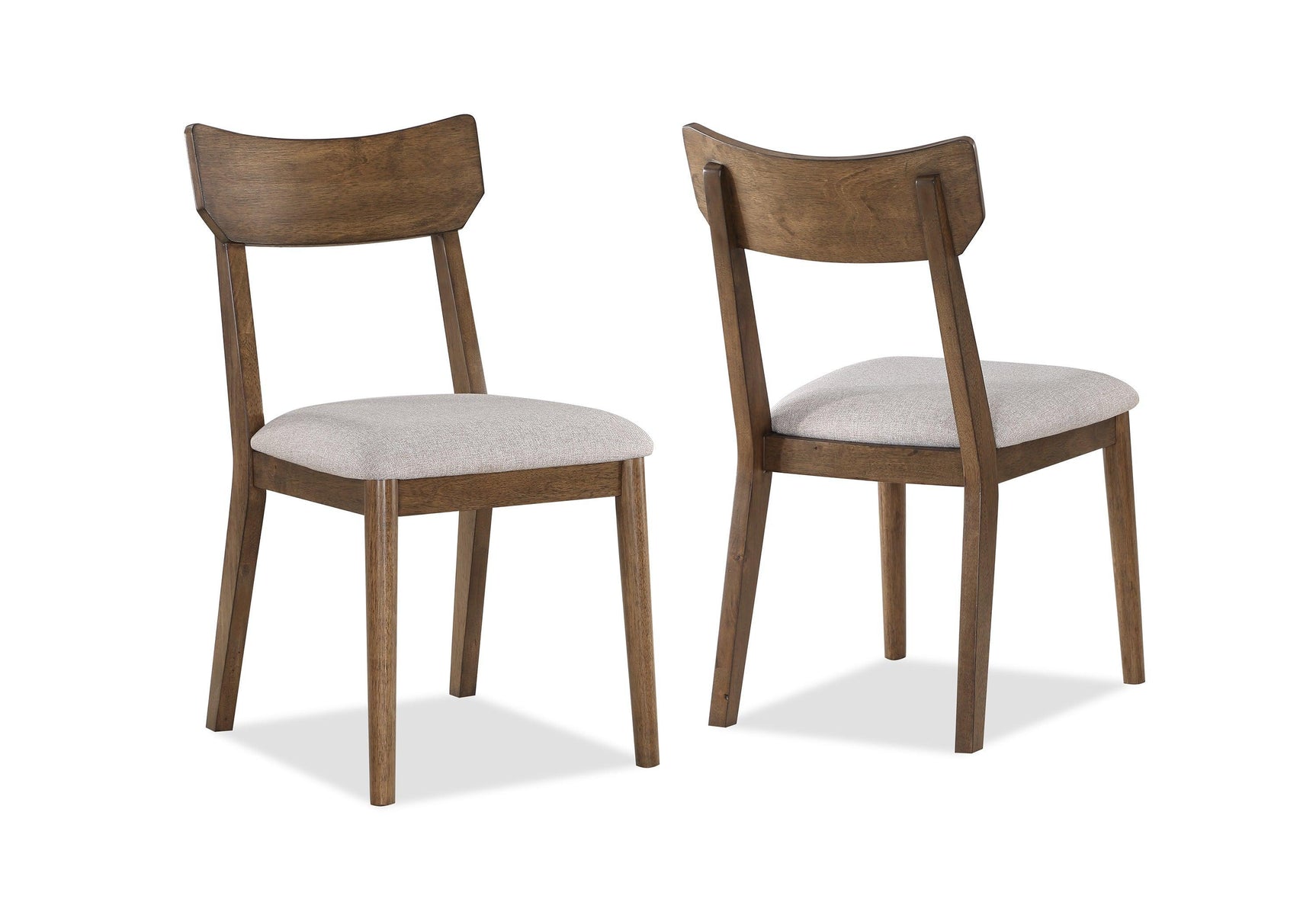 Weldon Brown Finish Retro Modern Wood Dining Room Set - Ella Furniture