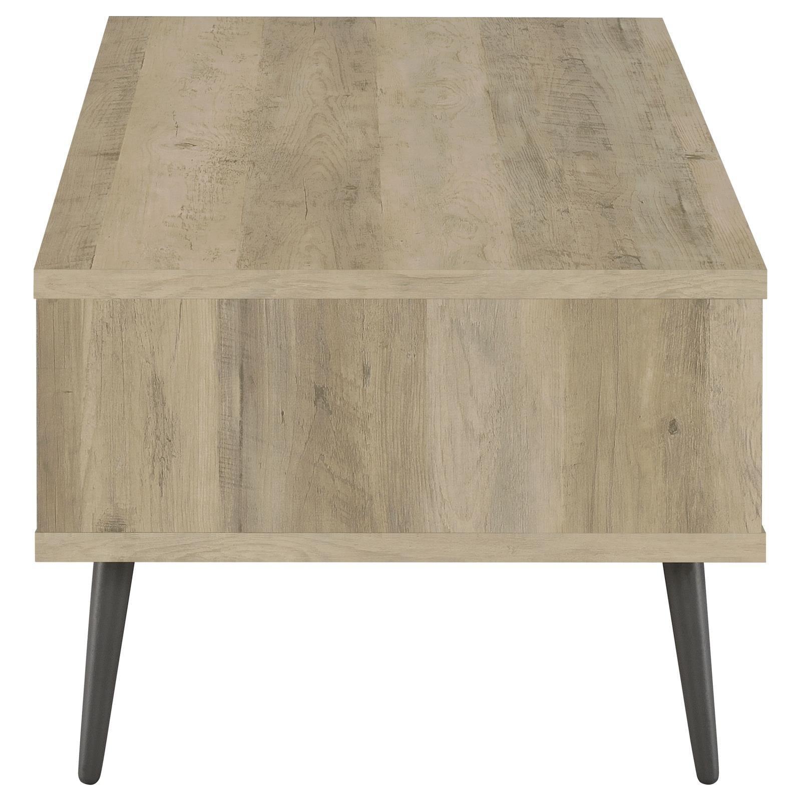 Welsh1-drawer Rectangular Engineered Wood Coffee Table With Storage Shelf Antique Pine And Grey 701038 - Ella Furniture