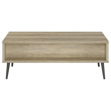 Welsh1-drawer Rectangular Engineered Wood Coffee Table With Storage Shelf Antique Pine And Grey 701038 - Ella Furniture