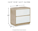Wendora Bisque/white Upholstered Panel Bedroom Set - Ella Furniture