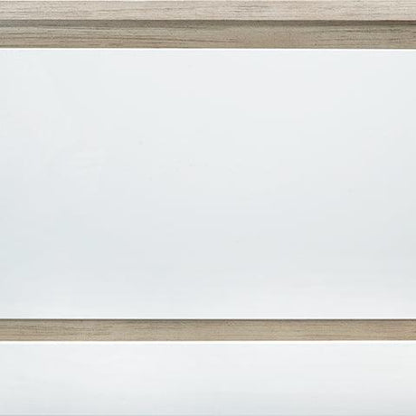 Wendora Bisque/white Upholstered Panel Bedroom Set - Ella Furniture