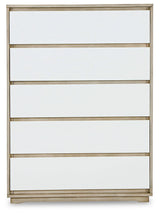 Wendora Bisque/white Upholstered Panel Bedroom Set - Ella Furniture