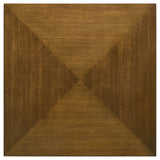 Westerly Square Wood Coffee Table With Diamond Parquet Walnut 707798 - Ella Furniture