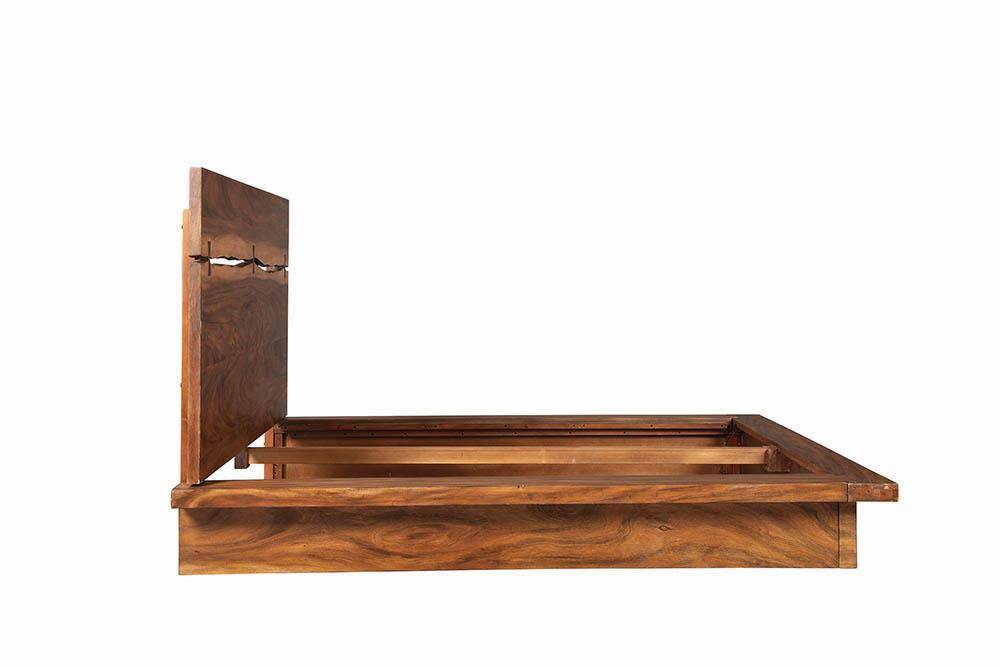 Winslow Smokey Walnut And Coffee Bean Panel Bedroom Set - Ella Furniture
