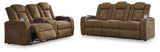 Wolfridge Brindle Sofa And Loveseat - Ella Furniture