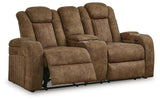 Wolfridge Brindle Sofa, Loveseat And Recliner - Ella Furniture