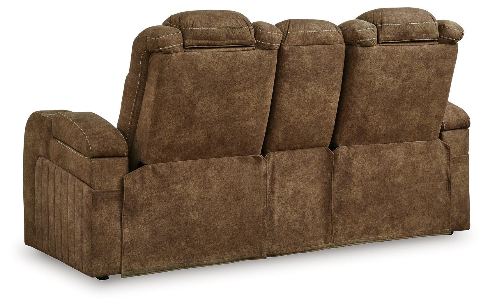 Wolfridge Brindle Sofa, Loveseat And Recliner - Ella Furniture