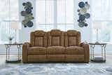Wolfridge Brindle Sofa, Loveseat And Recliner - Ella Furniture