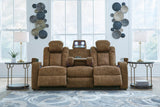 Wolfridge Brindle Sofa, Loveseat And Recliner - Ella Furniture
