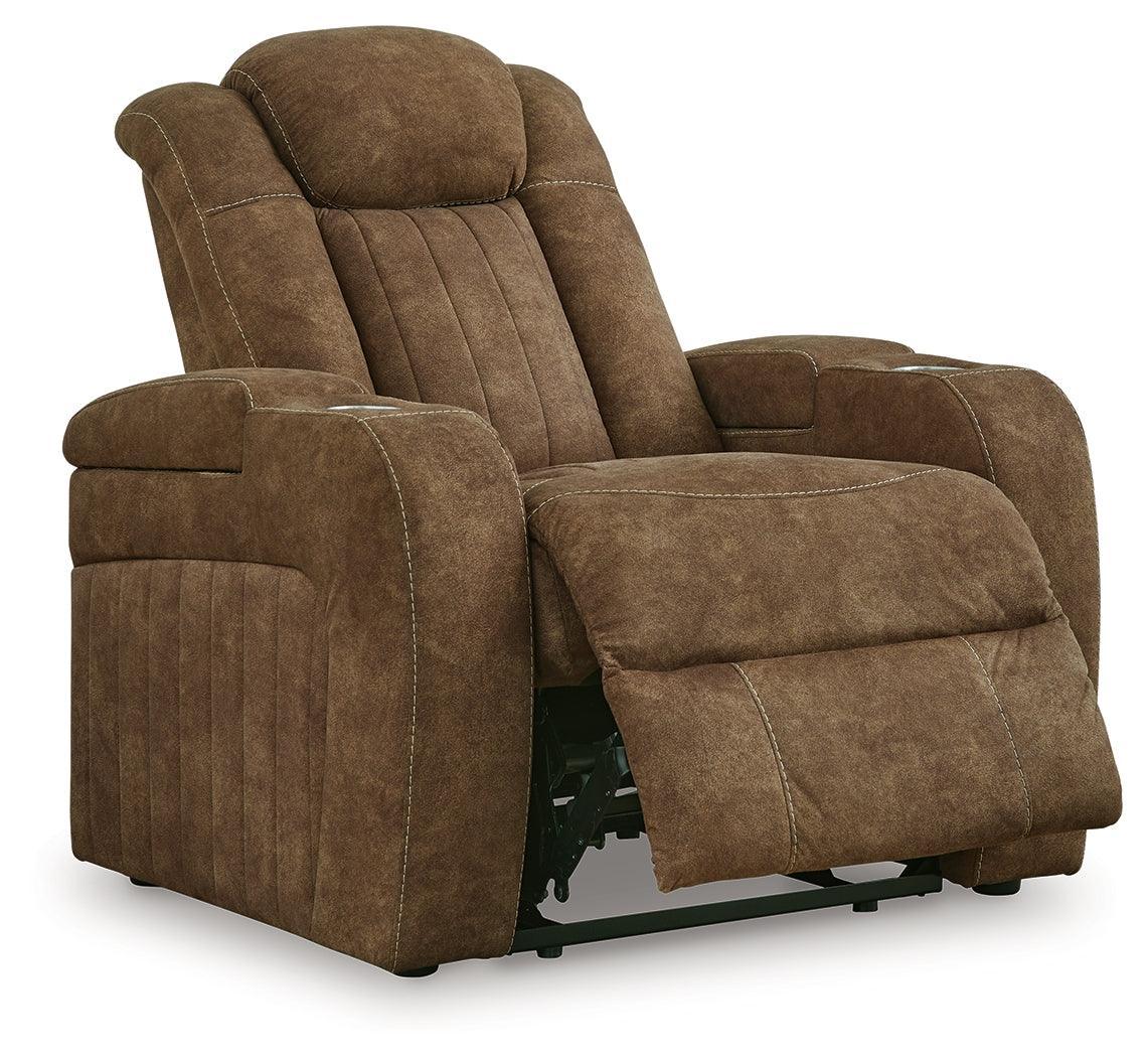 Wolfridge Brindle Sofa, Loveseat And Recliner - Ella Furniture