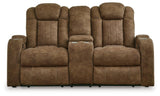 Wolfridge Brindle Sofa, Loveseat And Recliner - Ella Furniture