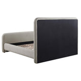 Wren Upholstered Queen Platform Bed Grey 302052Q - Ella Furniture