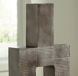 Wrengrove Antique Nickel Finish Vase detail view