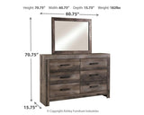 Wynnlow Gray Crossbuck Panel Bedroom Set - Ella Furniture