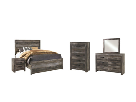 Wynnlow Gray Panel Bedroom Set - Ella Furniture