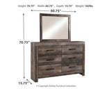 Wynnlow Gray Poster Bedroom Set - Ella Furniture