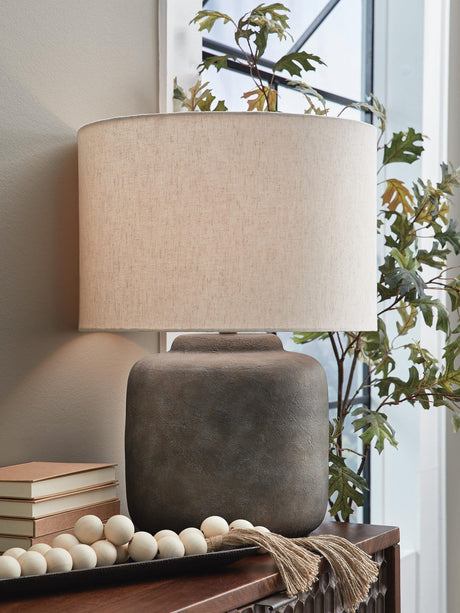 Zandophen Antique Gray Table Lamp from Ella Furniture