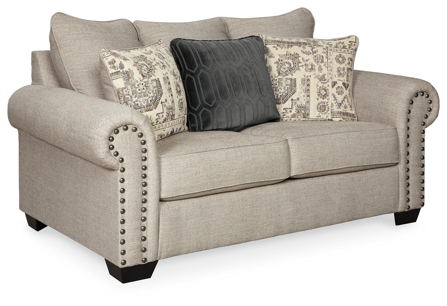 Zarina Jute Sofa, Loveseat And Chair - Ella Furniture