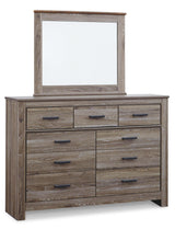 Zelen Warm Gray Panel Bedroom Set - Ella Furniture