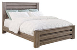 Zelen Warm Gray Panel Bedroom Set - Ella Furniture