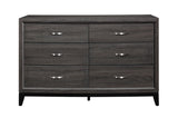 Davi Nickel Wood Modern Sleek Contemporary Solid Wood Platform Bedroom Set - Ella Furniture
