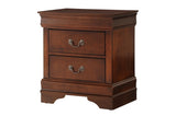 Mayville Brown Cherry Modern Traditional Okume Veneer Engineered Wood Youth Sleigh Bedroom Set - Ella Furniture