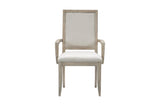 Mckewen Gray Modern Contemporary Solid Wood Fabric Upholstery Seat Rectangular Dining Room Set - Ella Furniture