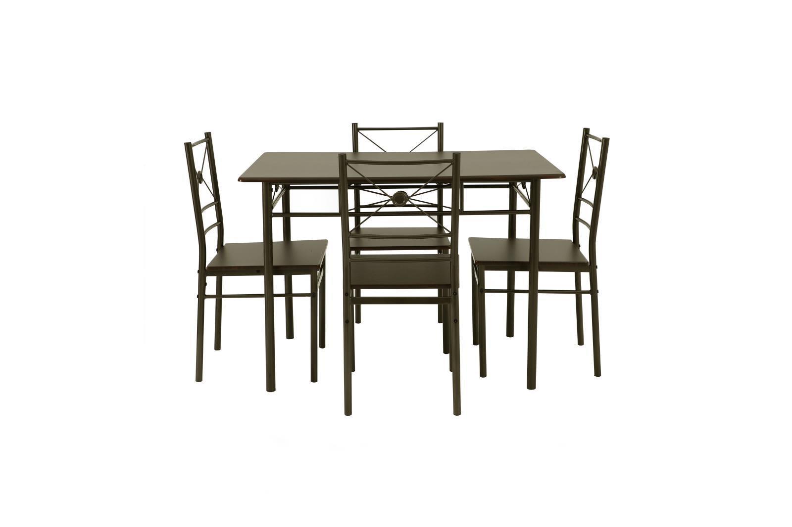G100033 Walnut Rectangular Dining Room Set - Ella Furniture