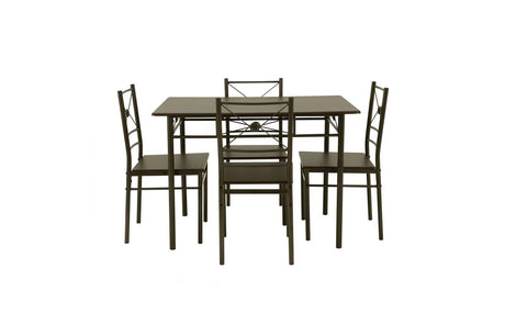 G100033 Walnut Rectangular Dining Room Set - Ella Furniture