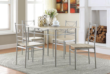 G100035 Taupe Rectangle Dining Room Set - Ella Furniture