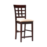 Gabriel Upholstered Side Chairs Cappuccino And Tan (Set Of 2) - Ella Furniture