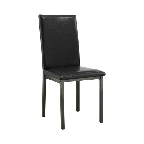 Garza Rectangular Dining Table Black - Ella Furniture