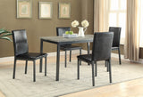 Garza Upholstered Dining Chairs Black (Set Of 2) - Ella Furniture