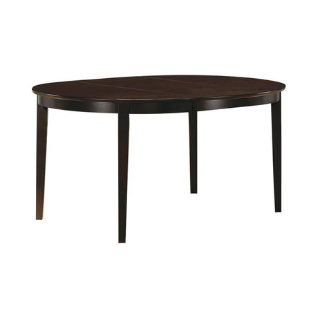 Gabriel Oval Dining Table Cappuccino - Ella Furniture