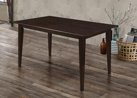 Gabriel Rectangular Dining Table Cappuccino - Ella Furniture