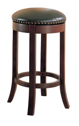 Aboushi Swivel Bar Stools With Upholstered Seat Brown (Set Of 2) - Ella Furniture