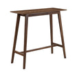 Finnick Rectangular Bar Table Walnut - Ella Furniture