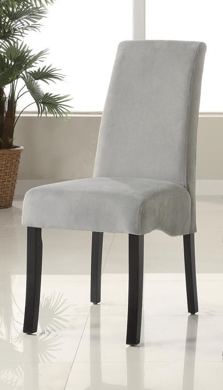 Stanton Upholstered Side Chairs Grey (Set Of 2) - Ella Furniture