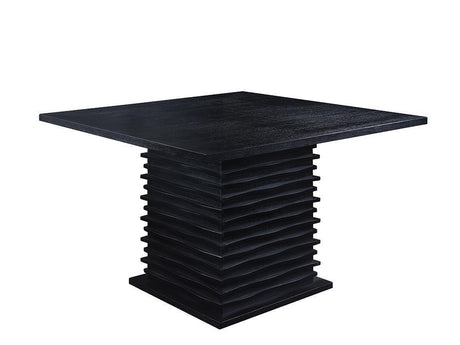 Stanton Square Counter Table Black - Ella Furniture