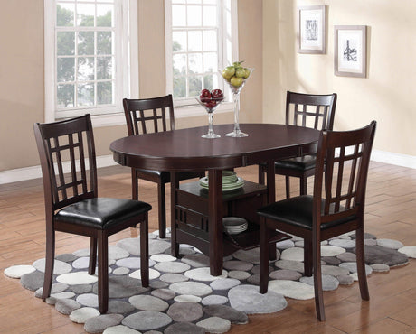 Lavon Lattice Back Counter Stools Tan And Espresso (Set Of 2) - Ella Furniture
