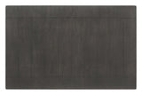 Dalila Rectangular Plank Top Dining Table Dark Grey - Ella Furniture